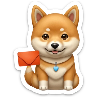 Crea un cagnolino un aski che mostra un cartello con scritto Buonanotte 😘 sticker