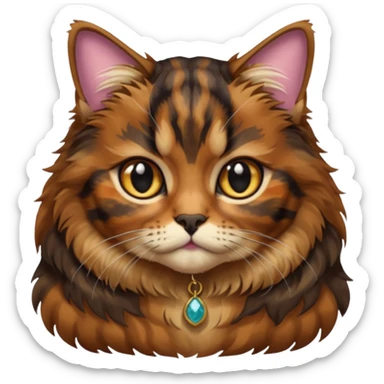 Hermione granger but a cat  sticker