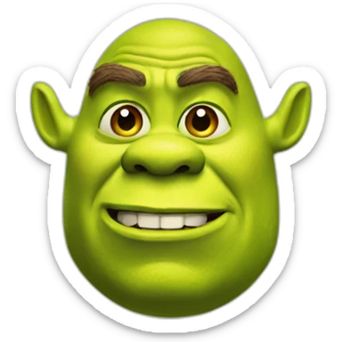 shrek ipod sticker