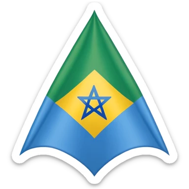 Amazigh flag sticker