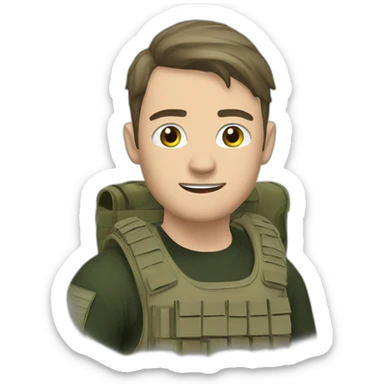 airsoft guy sticker