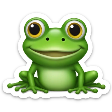 frog saying Rhythm sticker