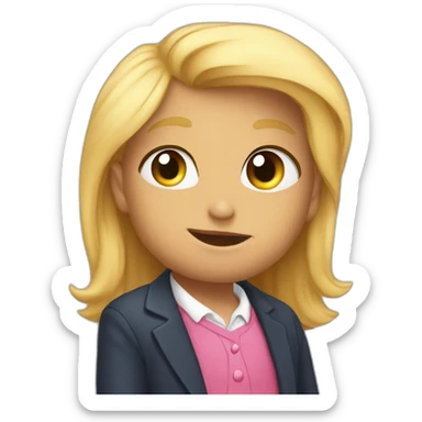 trump kissing his daughter, positivity, inclusiveness sticker