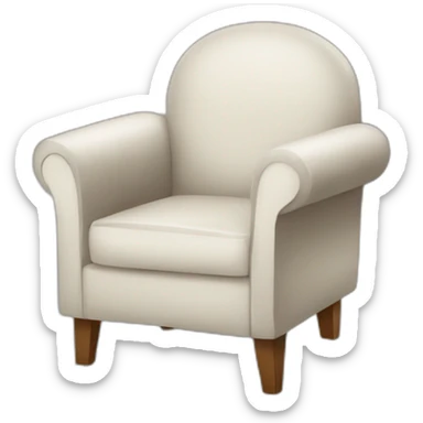 Silla dañada y en mal estado  sticker