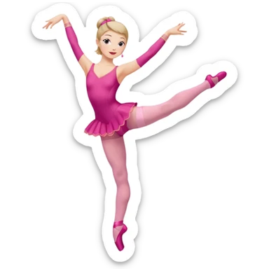 danseuse en collant sticker
