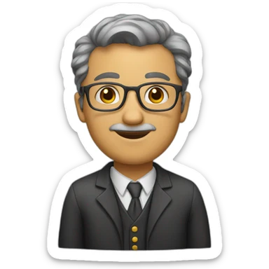 univeristy professor sticker