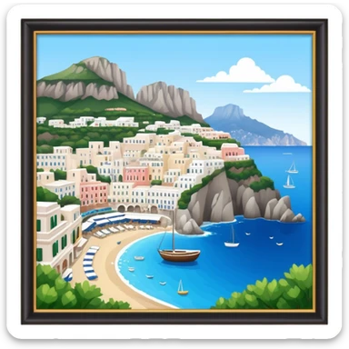 capri italy sticker