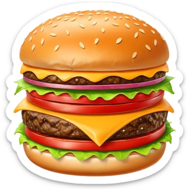 Wagyu Beef Burger sticker
