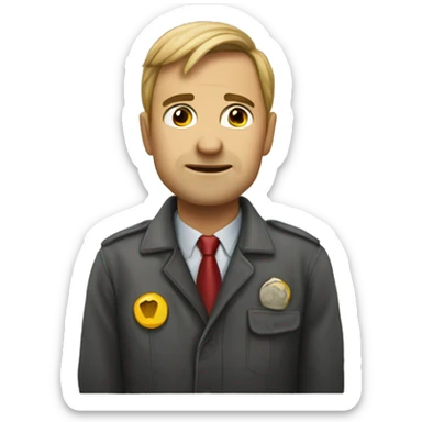 An unemployed Muscovite who gives hope, and has not lost faith in himself (but will soon lose) sticker