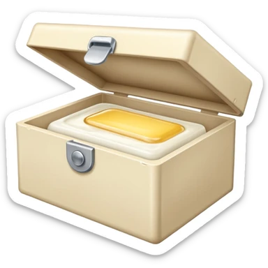 cream medicine in a box sticker