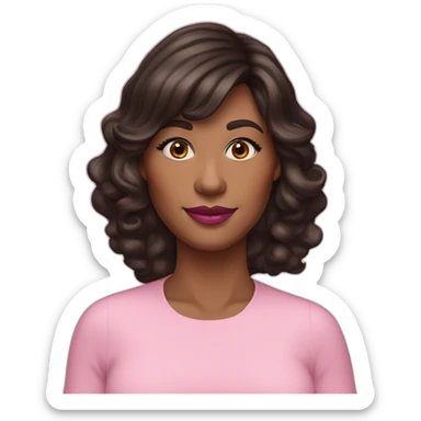 50-year-old-white-women-with-long-wavy-dark-brown-hair-with-curtain-bangs-and-long-eyelashes-dark-brown-eyes-and-pink-cheeks-with-pink-lips-and-thick-dark-brown-eyebrows-wearing-a-black-hoody sticker