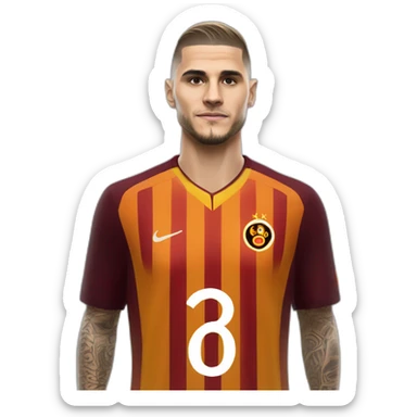 Mauro icardi galatasaray jersey sticker