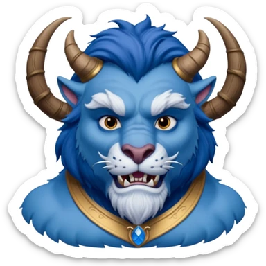 Beast from Beauty and the Beast Movie sticker