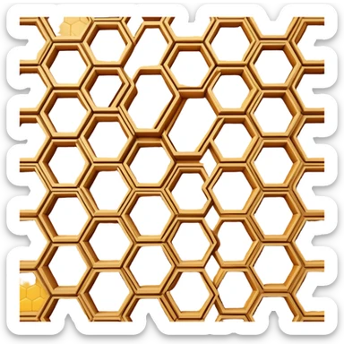 Beehive 3D printing  sticker