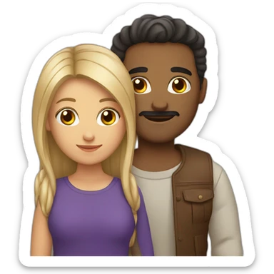 two friends Armenian and Romanian sticker