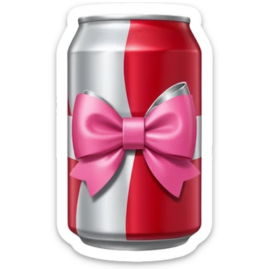 Pink bow diet coke coca cola emoji sticker