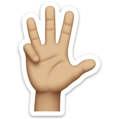 person with his fingers pointing towards the sky and with jesus above him sticker