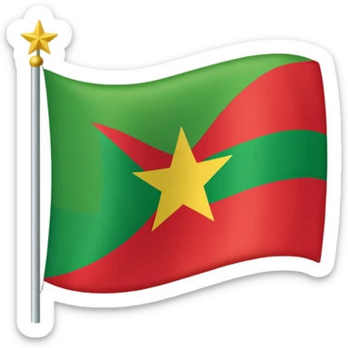 can you make me an Oromo flag please sticker