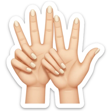 Can you please create a copy and paste-able emoji  (iPhone) of Jameis Winston’s ‘eating Ws’ sign?  It’s basically the ring finger and middle fingers interlocked and the pinky and index fingers off to the side (thumb in). sticker