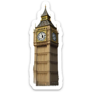 Big Ben Tower sticker
