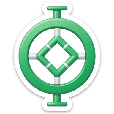 símbolo oficial da farmãcia sticker