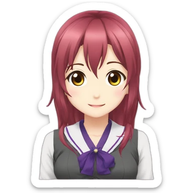 Riko sakurauchi, love live sticker