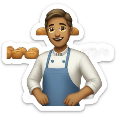 Bakery shop keeper  sticker