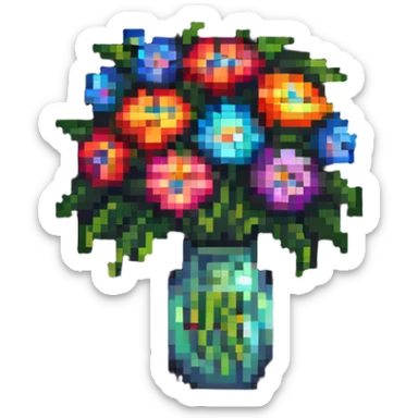 bouquet sticker