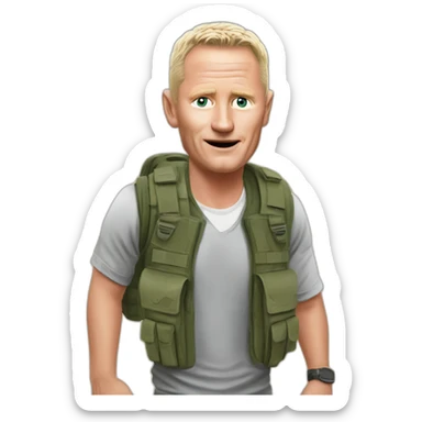 Gazza’s trip to the Gaza Strip sticker