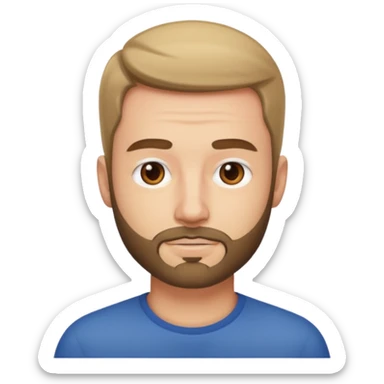 shortest beard sticker