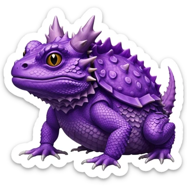TCU horned frog sticker