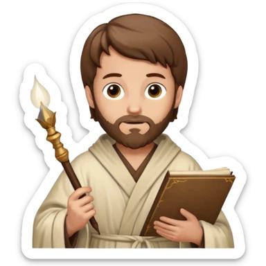 no, necesito que me hagas a san mateo apostol  sticker