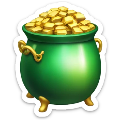 pot of gold sticker
