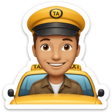 now i want a taxi driver sticker