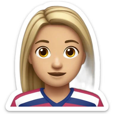 niña futbolista de Eibar sticker