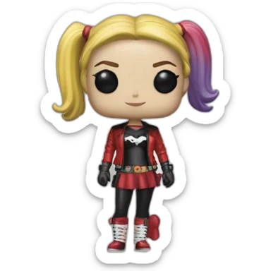 Funko pop Harley Quinn sticker