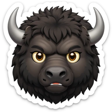 Black Bison sticker