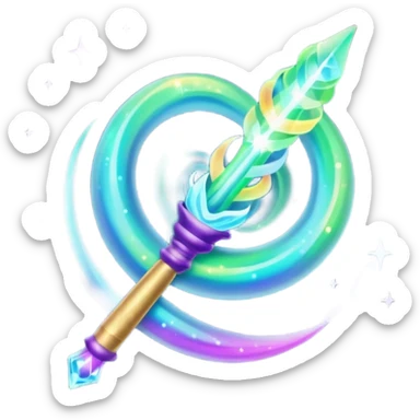 Aurora Borealis Wand sticker