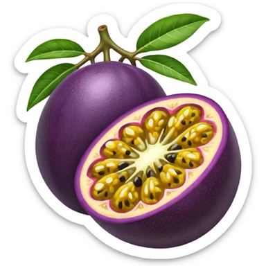 passion fruit sticker