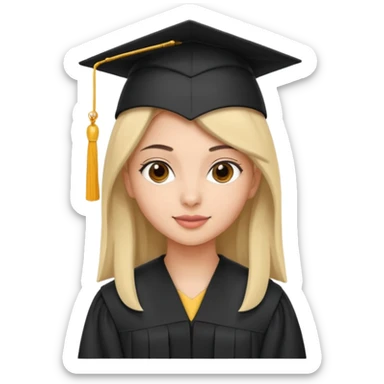 Use this emoji 👩🏻‍🎓 but make it a muslim girl  sticker