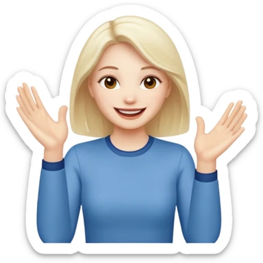 👩🏼+👏🏻 sticker