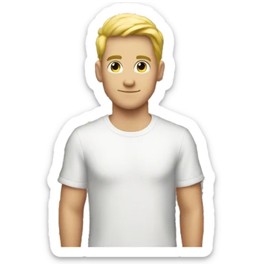 black wallpaper with emoji thats white boy with a I don't know pose in the middle sticker