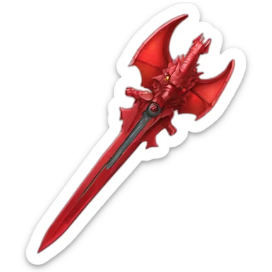 crazy-funny-cyberpunk-red-dragon-head-star-wars-laser-sword-red sticker