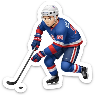USA Hockey sticker