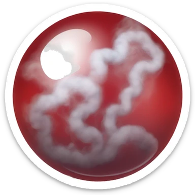 The Remembrall is a small, red glass ball filled with smoke. When the owner has forgotten something, the smoke turns red, serving as a reminder that they've forgotten something important sticker