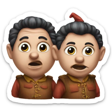 tweedle dee and tweedle dum sticker
