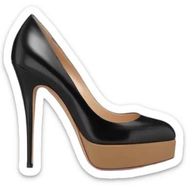 Black VALENTINO Tan-go PLATFORM PUMP sticker