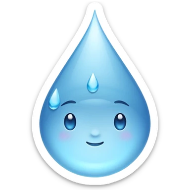 gota de agua sticker