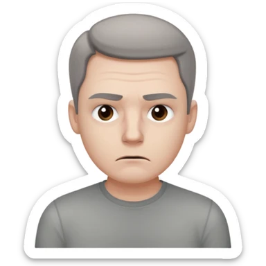 the most boring man in the world ultra realistic sticker