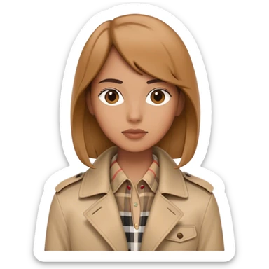 Burberry jacket  sticker